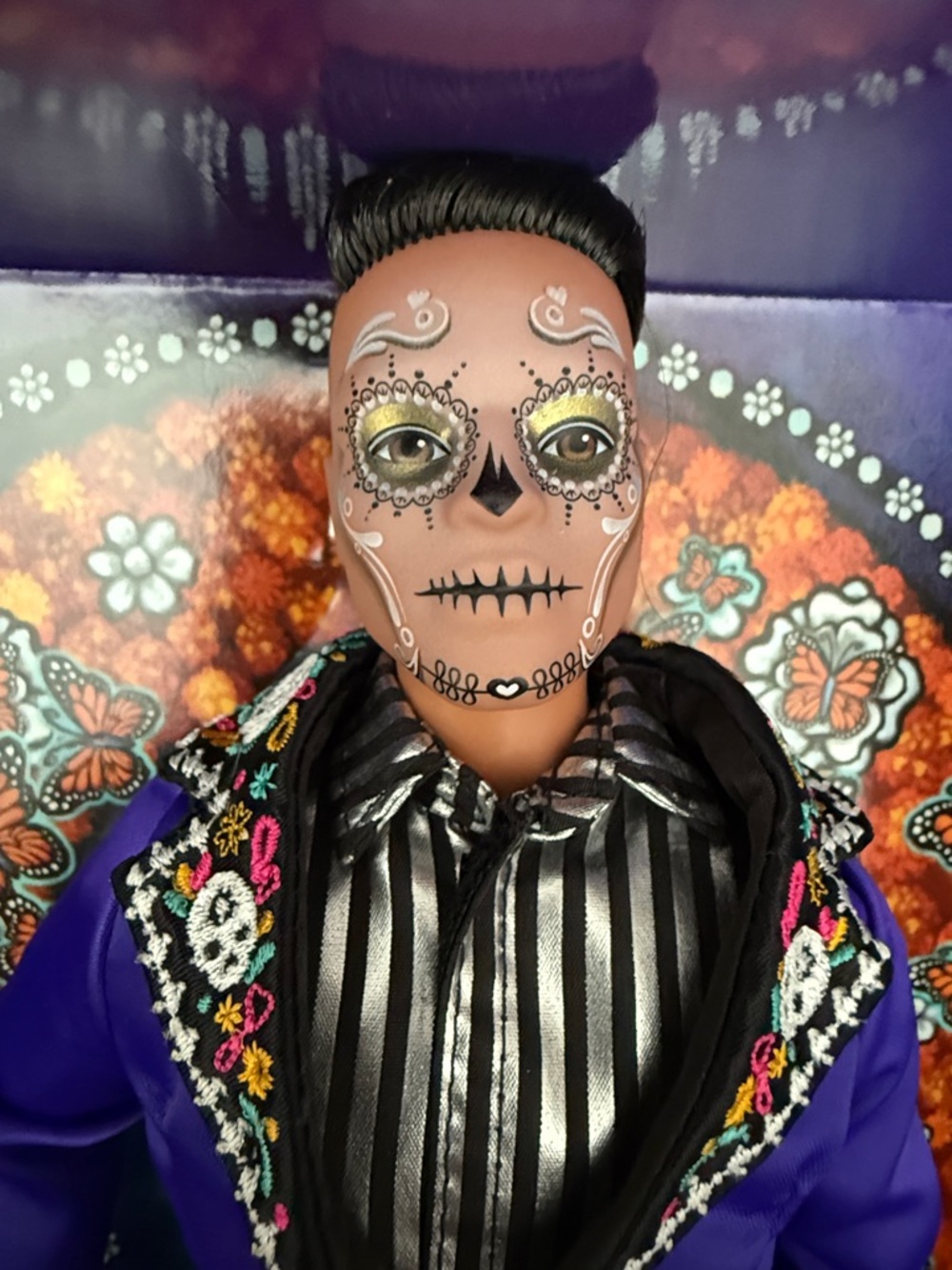 Barbie Signature Día de Muertos Artwork Butterflies 2023 Ken day of dead Doll - Picture 3 of 7